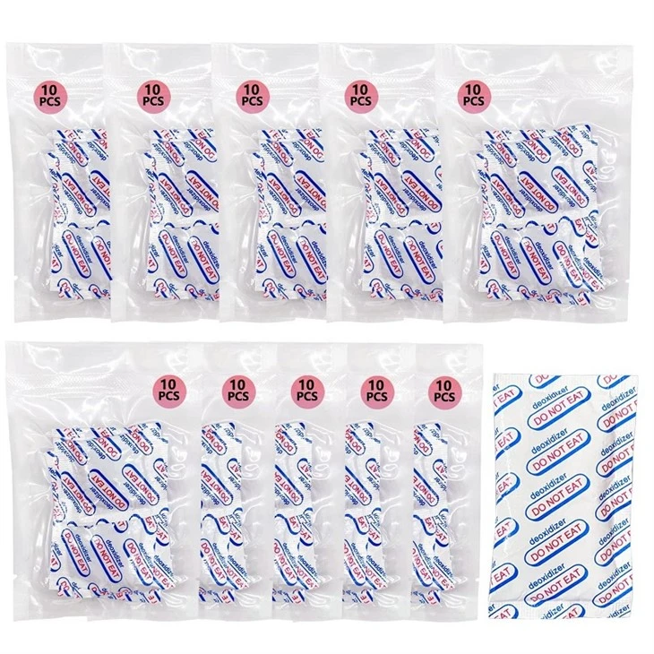 Bulk absorbent oxygens pack